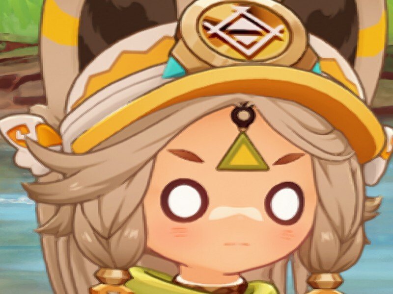 genshin impact natlan kachina cute loli surprise yeux choc chokbar choquee