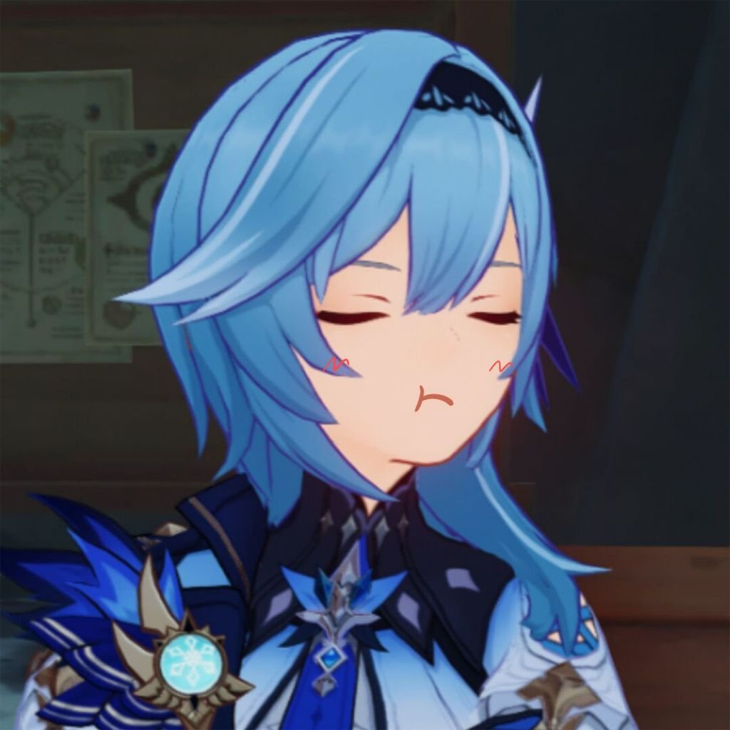 eula boude bouille mignon cryo genshin impact mondstadt