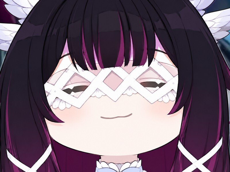 columbina colombina chibi goofy derp masque genshin impact fatui moon cute mignon