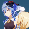 lumine-genshin-impact-ganyu-lick-langue-aisselle-armpit-coco-goat