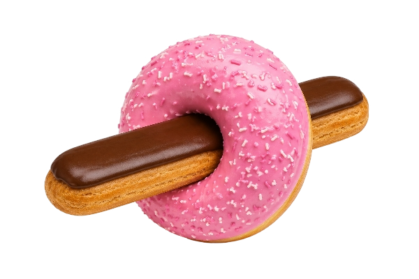donut eclair