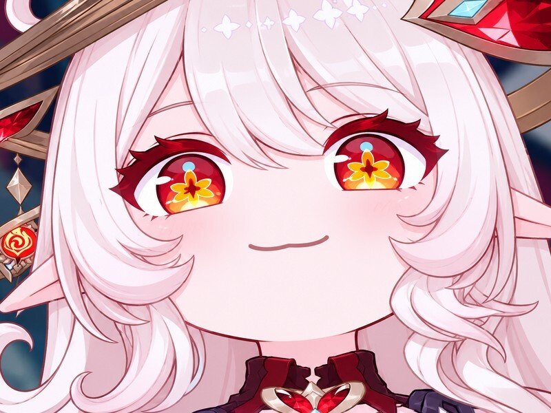alice klee chibi goofy genshin impact hexenzirkel sorciere cute pyro