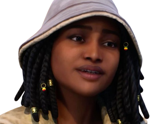 diamond washington life is strange double exposure lis femme noire afro americaine dreadlocks jeu video