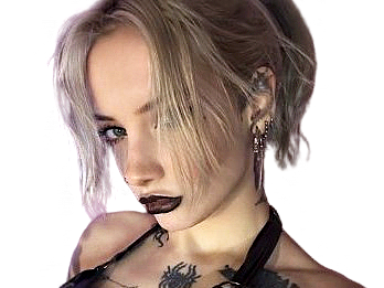 ashleyccrash badass emo gothique goth style piercing tatouage tattoo charme