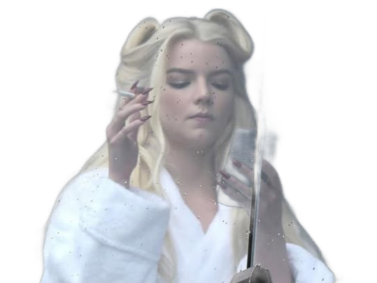 anya taylor joy cute blonde platine
