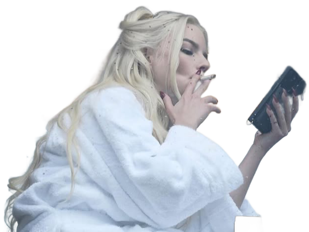 anya taylor joy cute blonde platine