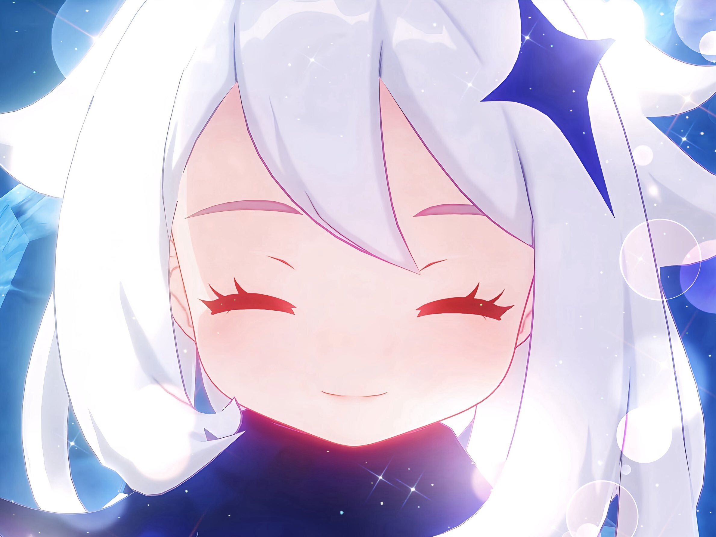 genshin impact paimon cute contente meilleure amie hoyo mihoyo