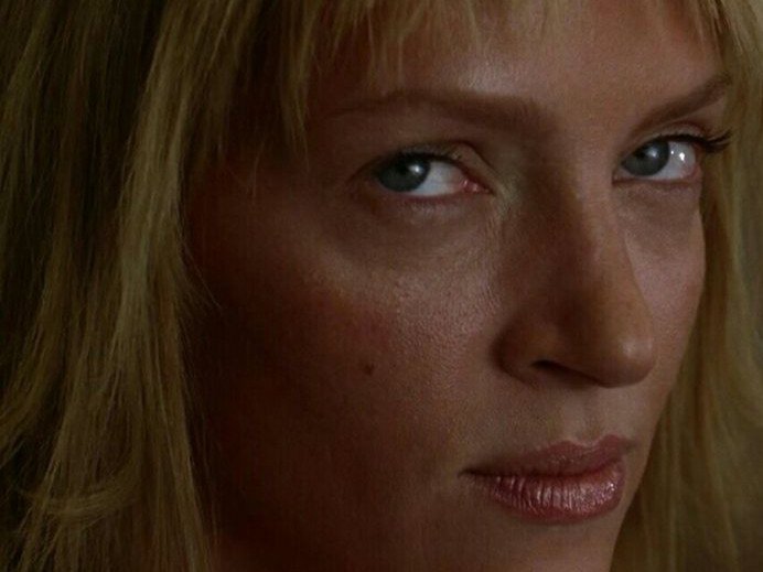uma thurman kill bill beatrix kiddo rose dassonville blonde yeux bleu fic bloop