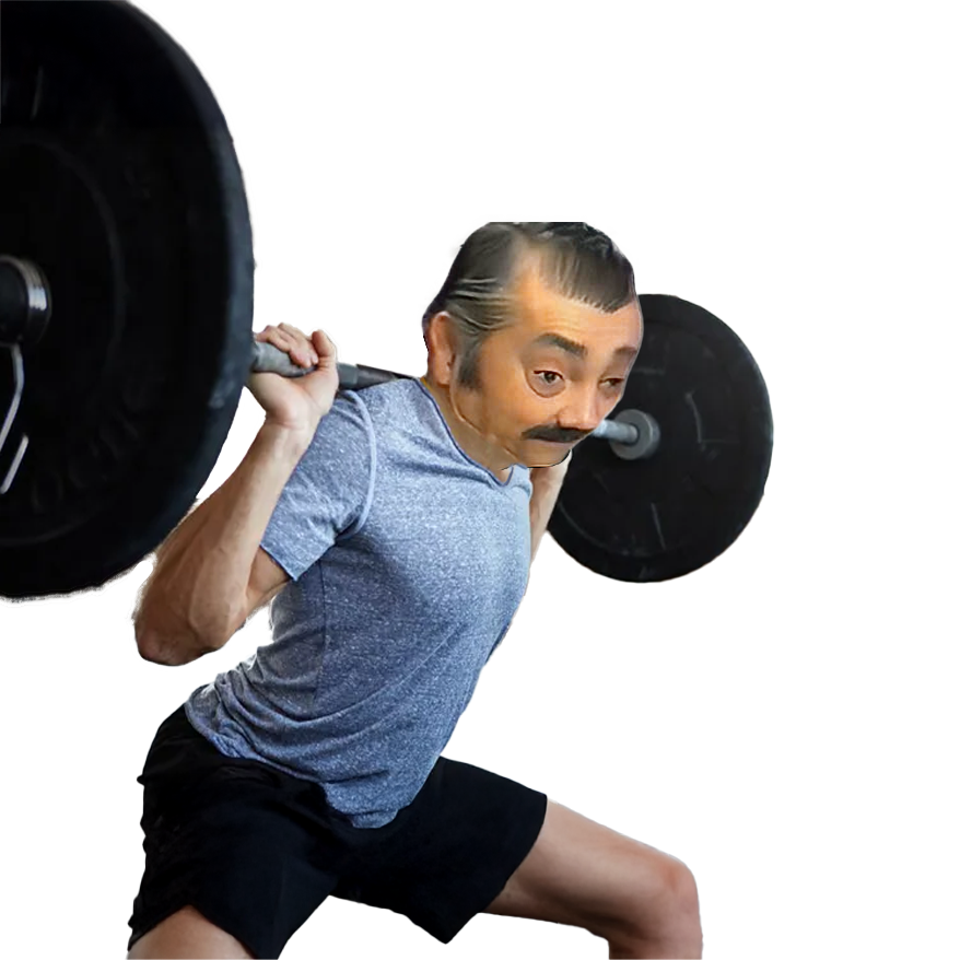 squat muscu brise short risitas