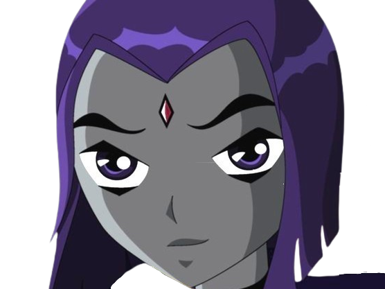 Sticker raven teen titans violet pourpre dc comics demi demone trichoporphyree indigo par PubliusOvidius