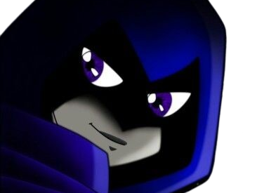 raven teen titans violet pourpre dc comics demi demone trichoporphyree indigo capuche