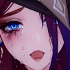 genshin-impact-chasca-anemo-larmes-pleure-mascara-maquillage-coule