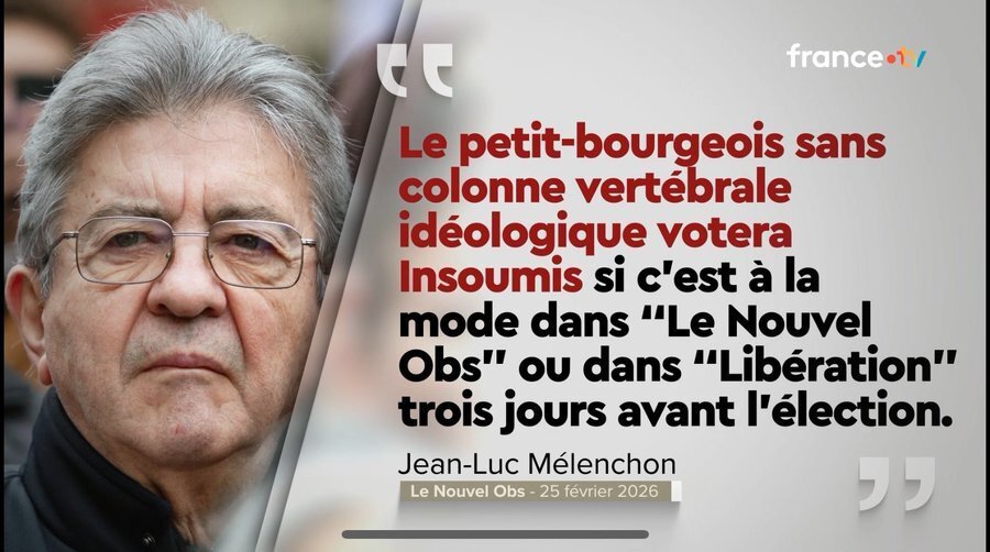 jean luc melenchon gauche lfi gauchiste bobo bourgeois liberation mode