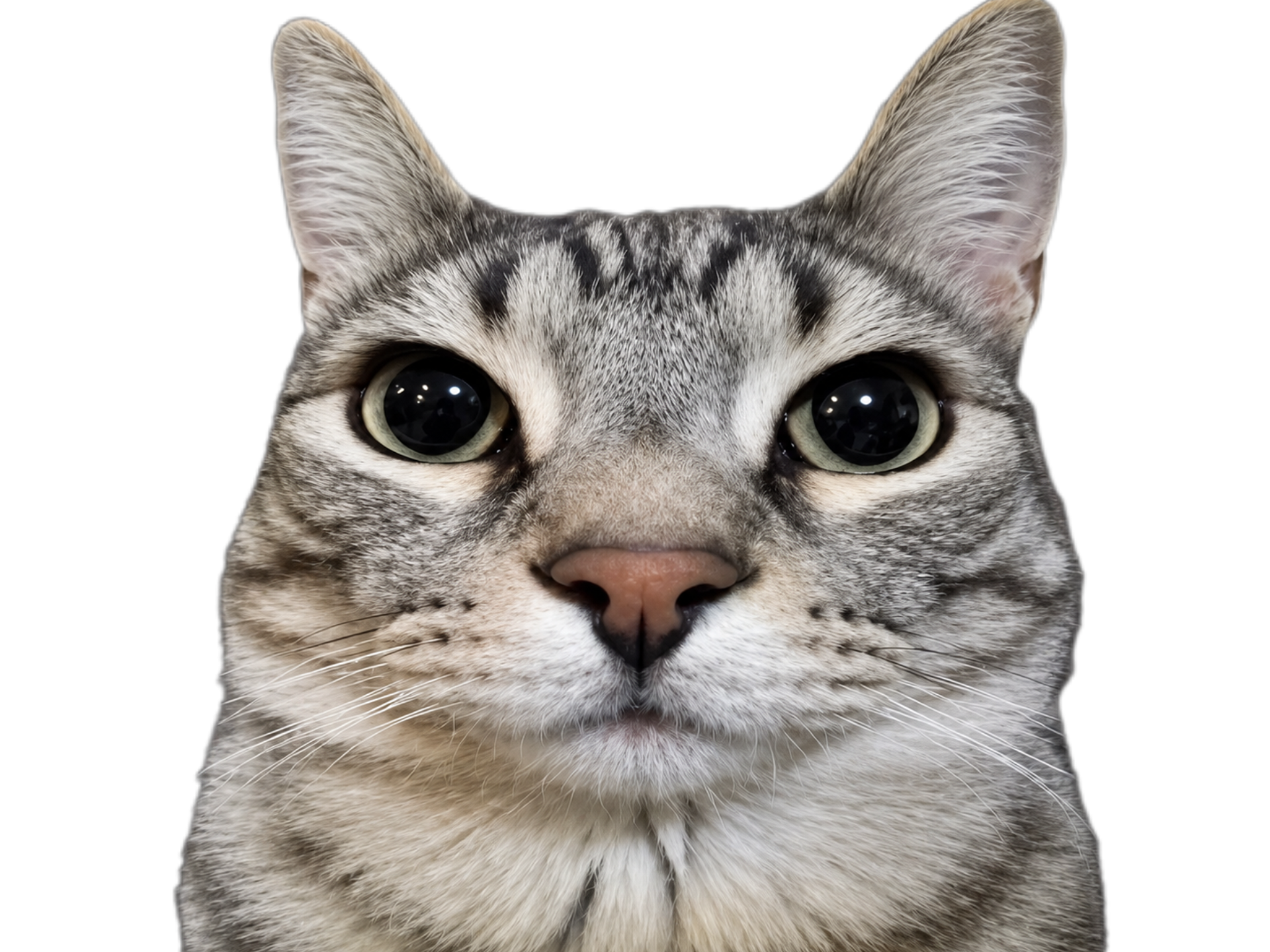 chat mignon gris juge zoom matou