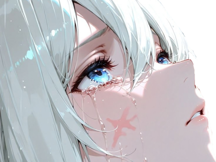 2b nier automata opale de brienne cheveux blanc yeux bleu astro girl fic bloop