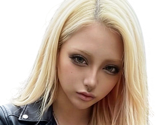 asiatique asian badass style blonde rinka mazogari regard