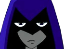 raven-teen-titans-violet-pourpre-dc-comics-demi-demone-trichoporphyree-indigo-capuche