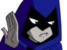 raven-teen-titans-violet-pourpre-dc-comics-demi-demone-trichoporphyree-indigo-capuche
