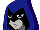 raven-teen-titans-violet-pourpre-dc-comics-demi-demone-trichoporphyree-indigo-capuche
