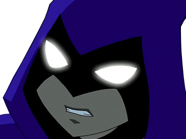 raven teen titans violet pourpre dc comics demi demone trichoporphyree indigo capuche