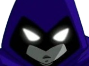 raven teen titans violet pourpre dc comics demi demone trichoporphyree indigo capuche