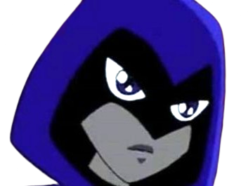 raven teen titans violet pourpre dc comics demi demone trichoporphyree indigo capuche