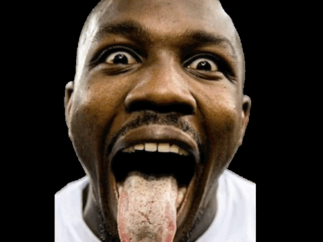 thuram football foot france marcus edf langue moquer goat lecher troll