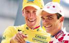 armstrong-virenque-rire-cyclisme-moquer-doigt-casquette-maillot-jaune-pois-cycliste-drole-moqueur
