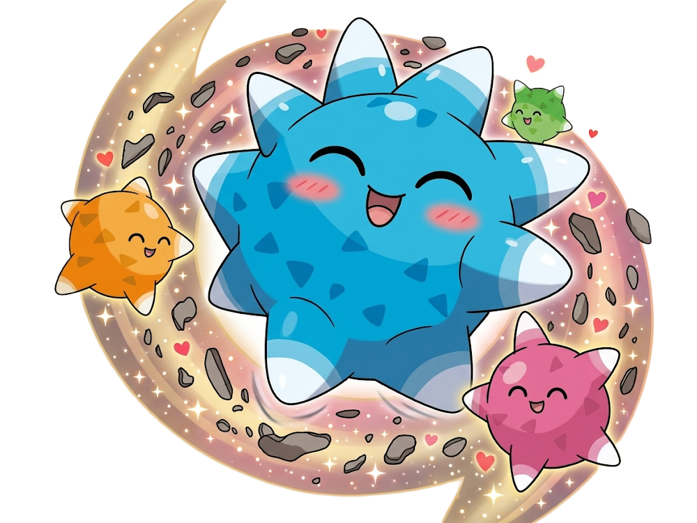 mega mega-meteno meteno minior pokemon pkm jeu anime type roche vol 7g alola meteore fakemon