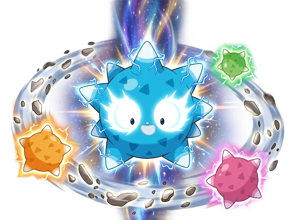 mega mega-meteno meteno minior pokemon pkm jeu anime type roche vol 7g alola meteore fakemon