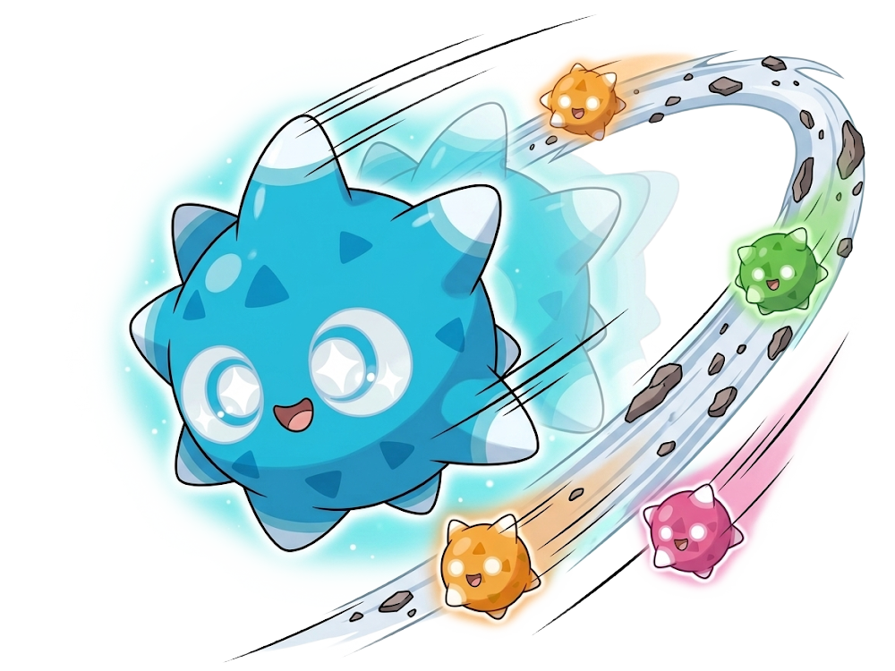 mega mega-meteno meteno minior pokemon pkm jeu anime type roche vol 7g alola meteore fakemon