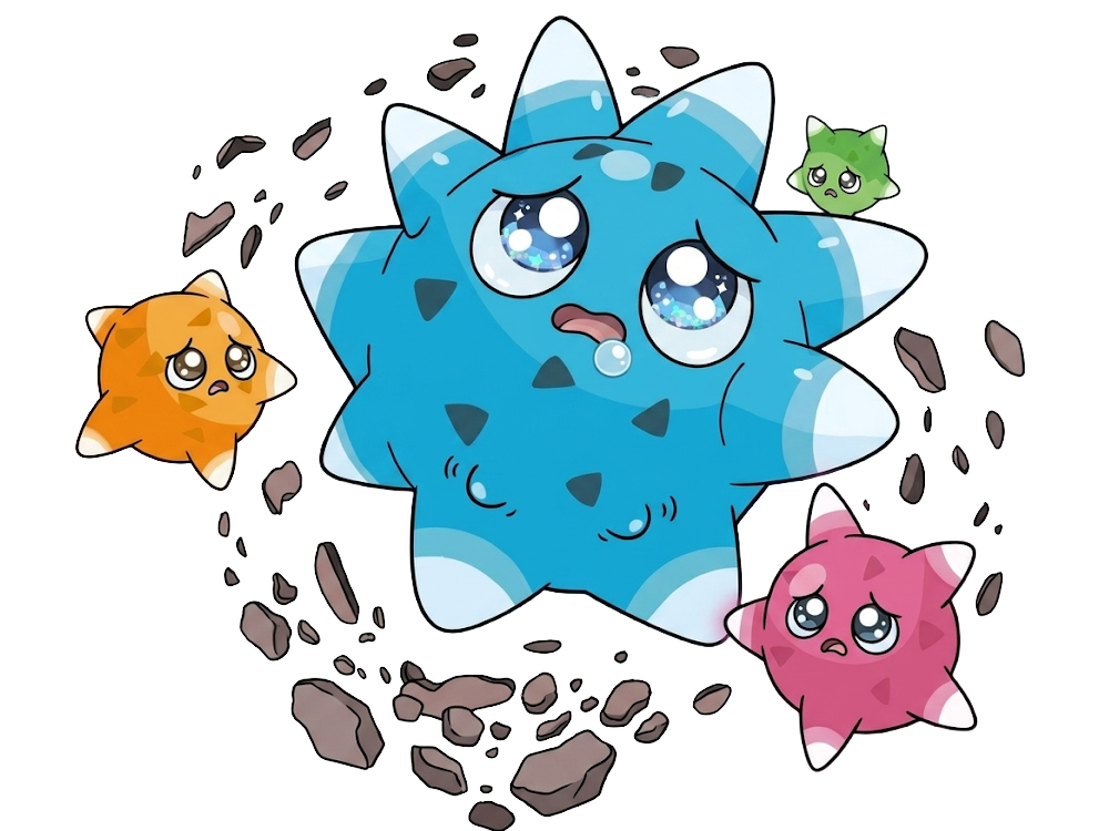 mega mega-meteno meteno minior pokemon pkm jeu anime type roche vol 7g alola meteore fakemon