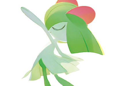 kirlia pokemon pkm jeu anime type psy fee 3g hoenn emotion