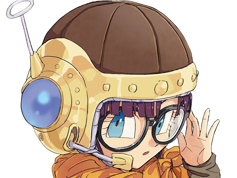 lucca rukka ashtear chrono trigger femme jeu lunettes cheveux-violets yeux-bleus