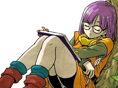 lucca rukka ashtear chrono trigger femme jeu lunettes cheveux-violets yeux-bleus