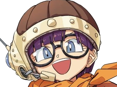 lucca rukka ashtear chrono trigger femme jeu lunettes cheveux-violets yeux-bleus