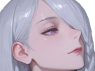mei-mei-mei-jujutsu-kaisen-jjk-cheveux-blanc-yeux-violet-tresse-ade-adelaide-vizard-fic-bloop