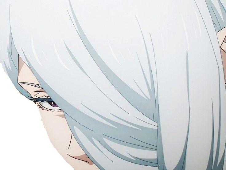 mei mei-mei jujutsu kaisen jjk cheveux blanc yeux violet tresse ade adelaide vizard fic bloop