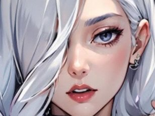 mei mei-mei jujutsu kaisen jjk cheveux blanc yeux violet tresse ade adelaide vizard fic bloop