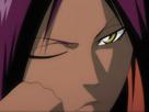 yoruichi-shihouin-bleach-cheveux-pourpre-yeux-jaune-or-desdemone-dess-fic-bloop