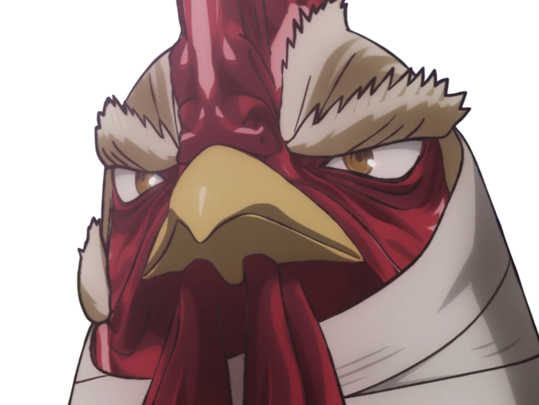 Sticker niwatori fighter rooster coq de baston keiji par Hapi_meal