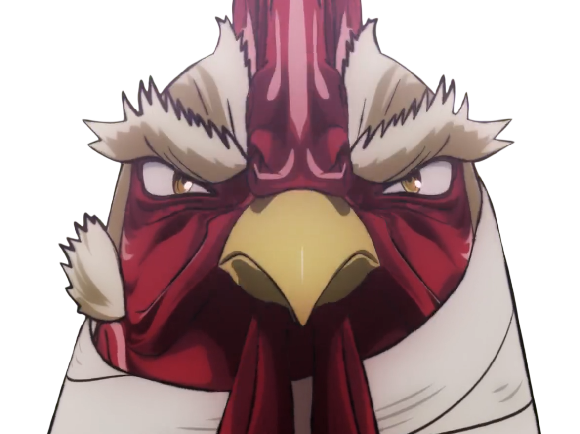 Sticker niwatori fighter rooster coq de baston keiji par Hapi_meal