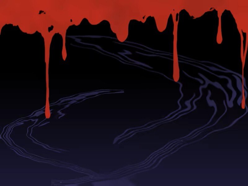 ensanglante fond noir sang