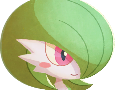Sticker gardevoir sirnight pokemon pkm jeu anime type psy fee 3g hoenn etreinte par Dark-63