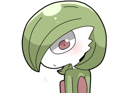 Sticker gardevoir sirnight pokemon pkm jeu anime type psy fee 3g hoenn etreinte par Dark-63