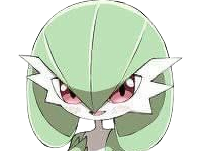 Sticker gardevoir sirnight pokemon pkm jeu anime type psy fee 3g hoenn etreinte par Dark-63