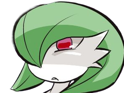 Sticker gardevoir sirnight pokemon pkm jeu anime type psy fee 3g hoenn etreinte par Dark-63