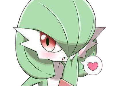 Sticker gardevoir sirnight pokemon pkm jeu anime type psy fee 3g hoenn etreinte par Dark-63