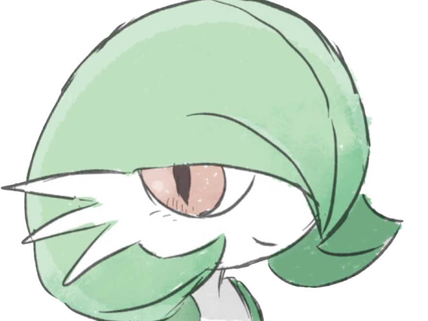 Sticker gardevoir sirnight pokemon pkm jeu anime type psy fee 3g hoenn etreinte par Dark-63