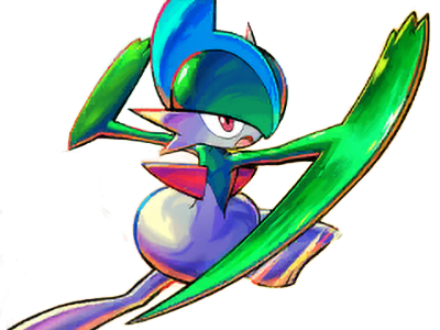 gallame gallade erureido pokemon pkm jeu anime type psy combat 4g sinnoh lame